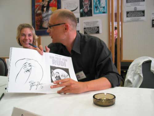 Peter Puck: erste Zeichnung des Festivals